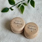 Set tandendoosje en haarlokdoosje met naam, houten bewaardoosjes met hartje